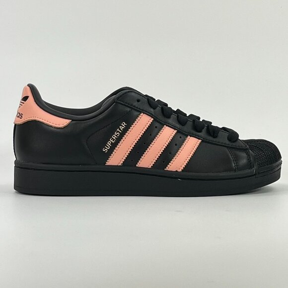 Adidas Women's Superstar II 'Black Pink' JH7072 size 8.5 - Picture 1 of 8